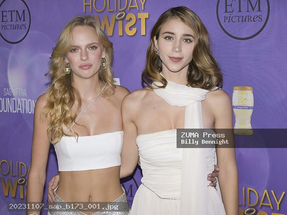 Caylee Cowan attends the Premiere of 'Holiday Twist' in Los Angeles